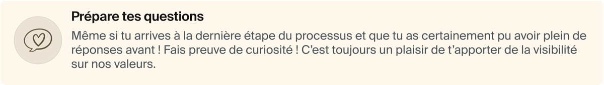 Conseils pour l’entretien culture fit (suite 2)