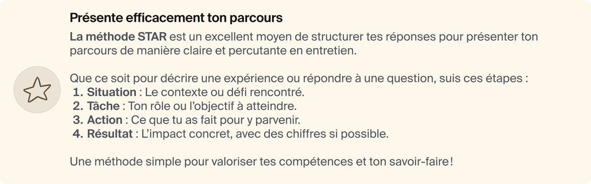 Conseils pour l’entretien culture fit (suite 3)
